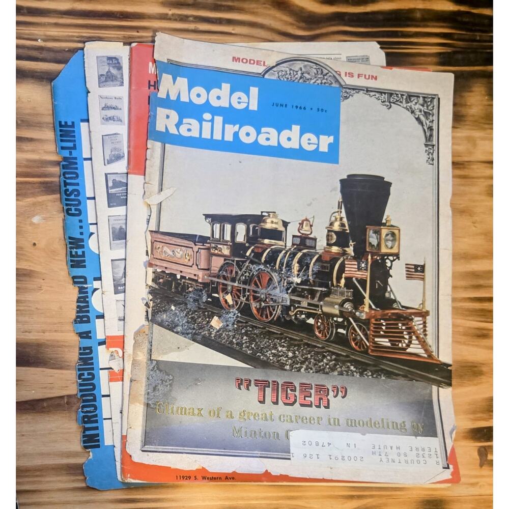 Vintage Train Journal Magazines Lot of 18 1966 1967 1968 1969 Model Railroader - Picture 7 of 16